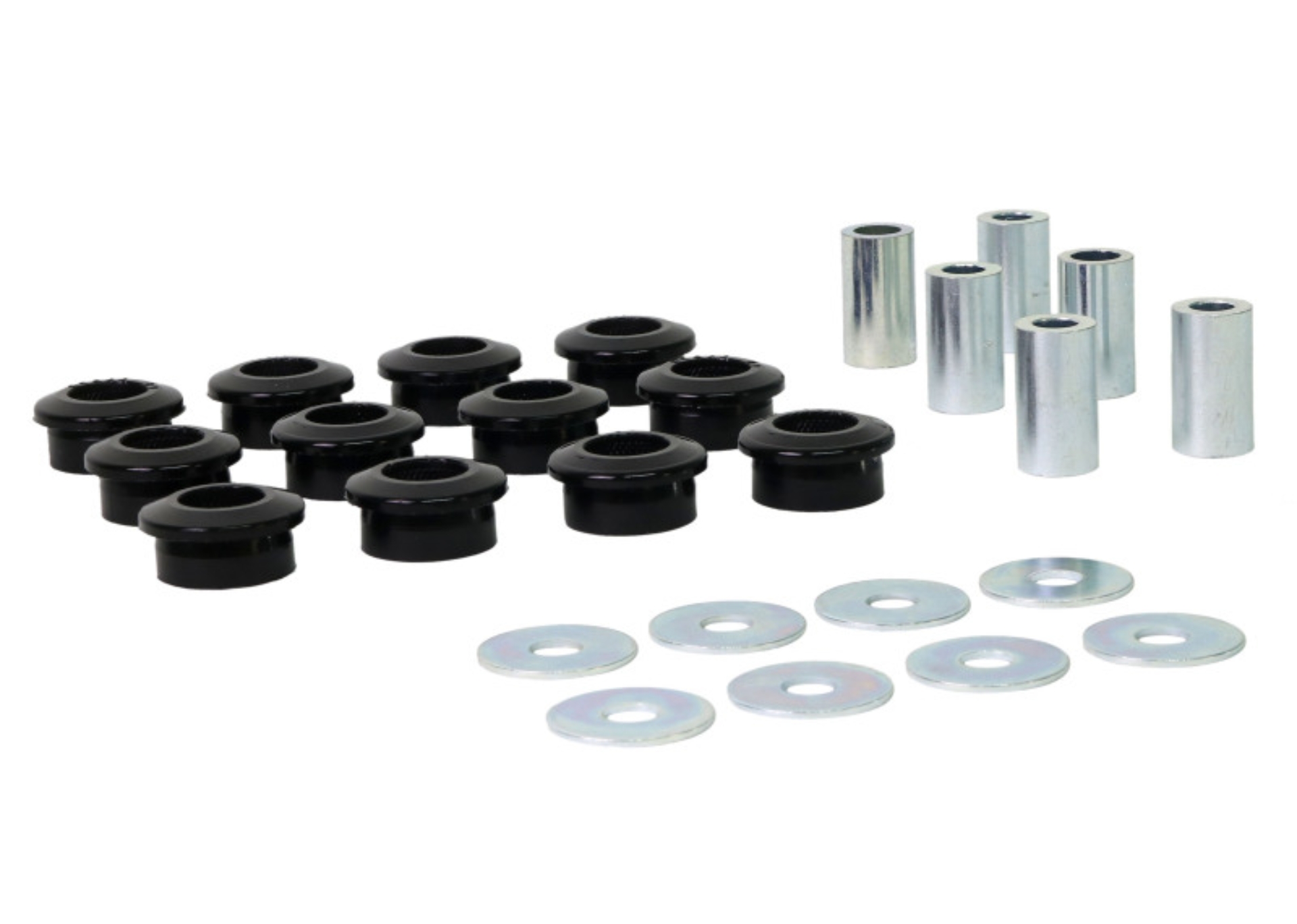 Picture of Whiteline 00-04 Subaru Legacy GT / 00-09 Subaru Outback Rear Control Arm Bushing Service Kit