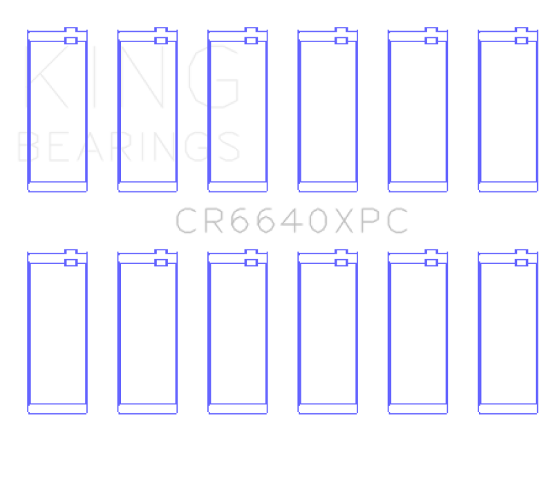 Picture of King Engine Bearings KING Performance Rod Bearings - CR6640XPC