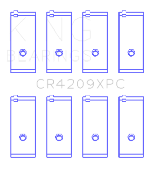 Picture of King Engine Bearings Toyota 3SGTE 16v 2.0L pMaxKote Performance Rod Bearing Set - Size STD