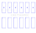 Picture of King Engine Bearings KING Performance Rod Bearings - CR6754XPDC