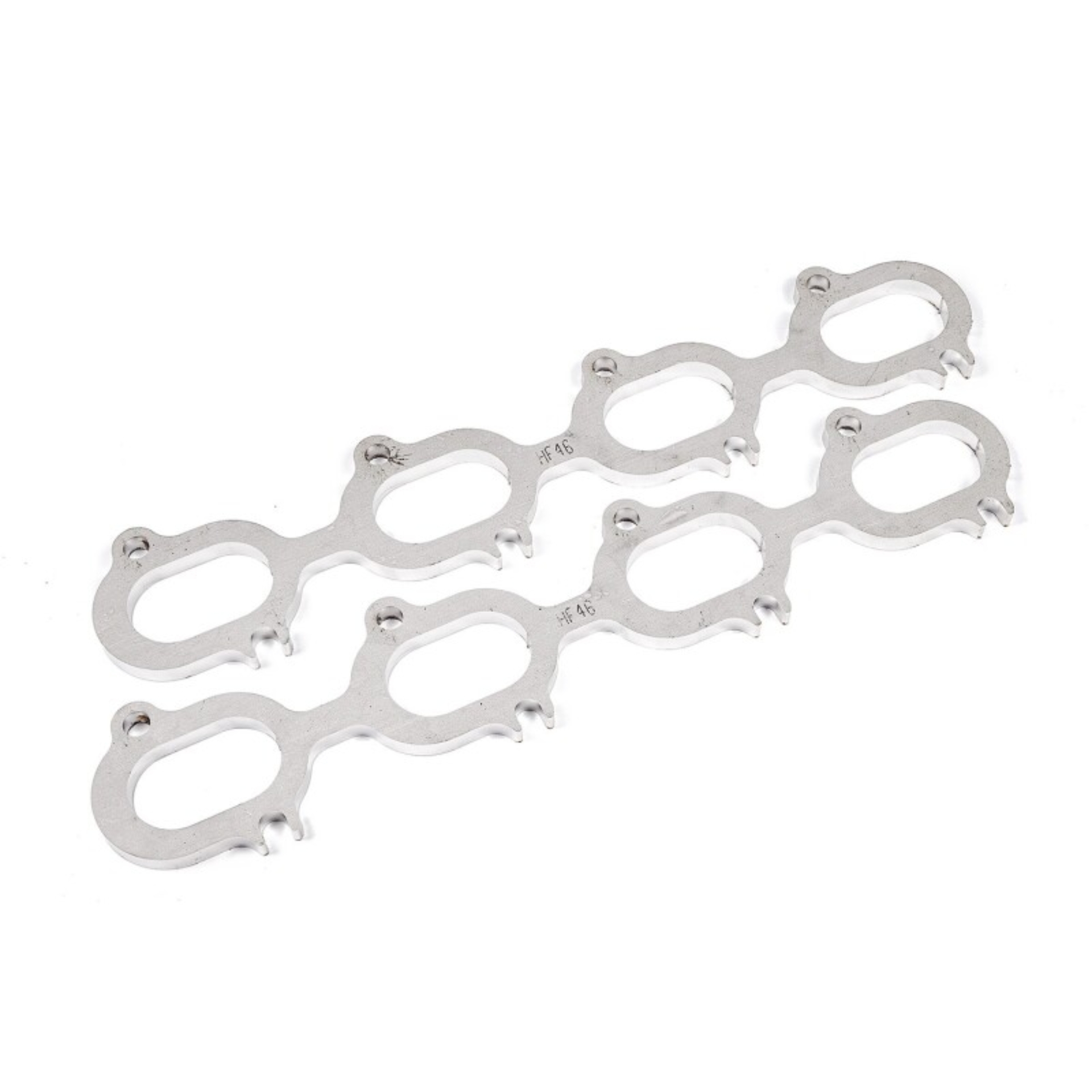 Picture of Stainless Works, 2003-04 Cobra 4.6L wide oval 1-3/4" primary header flanges.