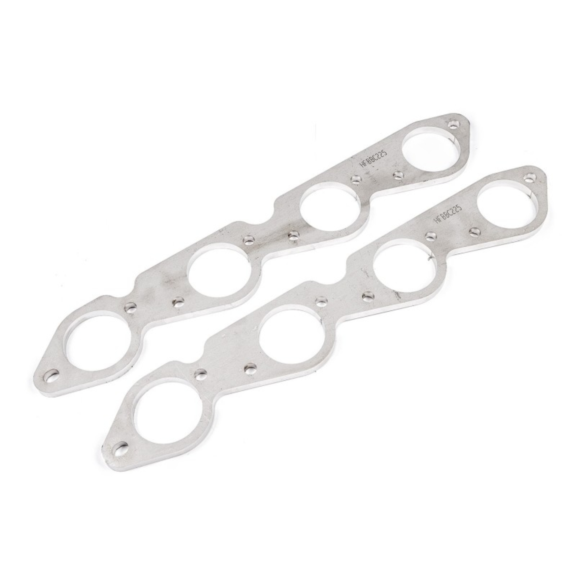 Picture of Stainless Works, Big Block Chevy round port 2-1/4" primary header flanges.