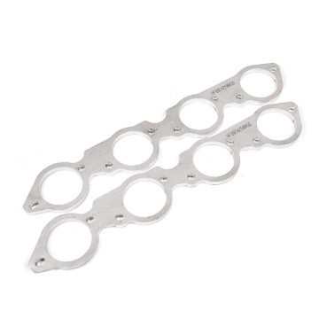 Picture of Stainless Works, Big Block Chevy round port 2-1/2" primary header flanges.
