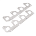 Picture of Stainless Works, Ford 6.2L. Square port, 1-7/8" primary header flanges.