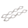 Picture of Stainless Works, LS7 Chevrolet D-shaped port 2" primary header flanges.