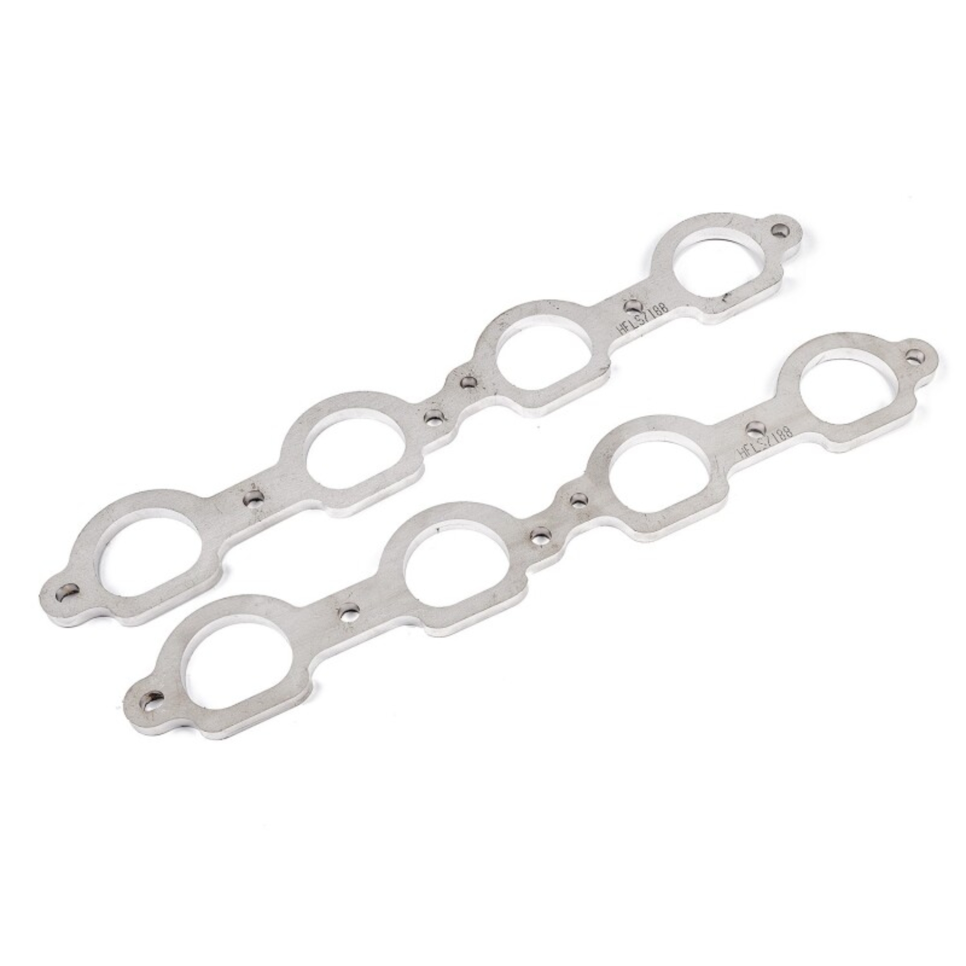 Picture of Stainless Works, LS7 Chevrolet D-shaped port 1-7/8" primary header flanges.