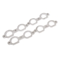 Picture of Stainless Works, LS7 Chevrolet D-shaped port 2" primary header flanges.