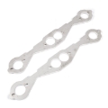 Picture of Stainless Works, Small Block Chevy round port, 1-5/8" primary Header flanges.