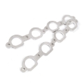 Picture of Stainless Works, LS7 Chevrolet D-shaped port 2" primary header flanges.