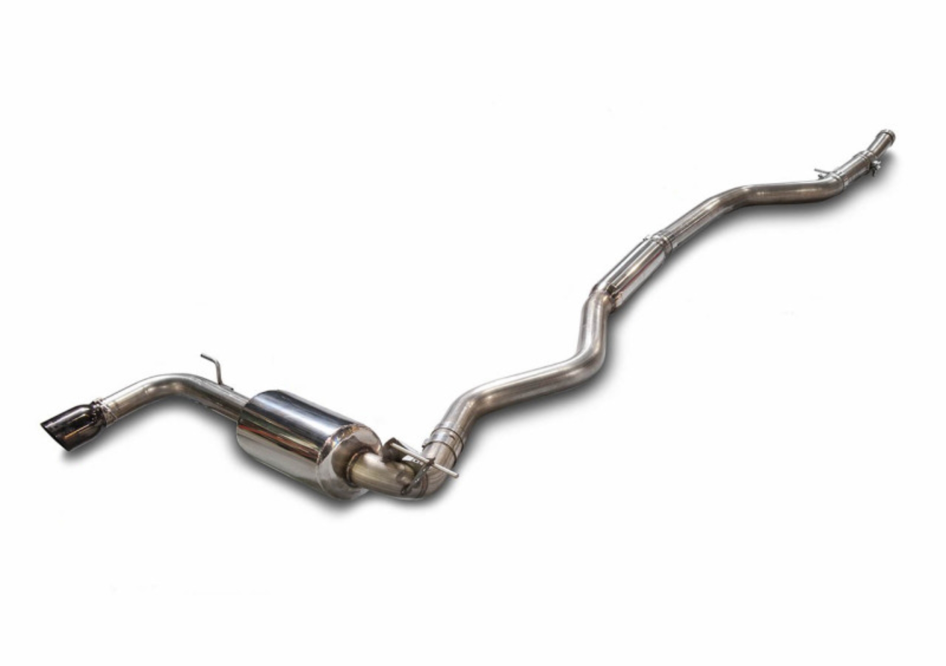 Picture of AWE Tuning BMW F30 320i Touring Exhaust w/Performance Mid Pipe - Chrome Silver Tip (90mm)