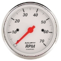 Picture of Autometer Arctic White 3-1/8in 7K RPM In Dash Tachometer Gauge