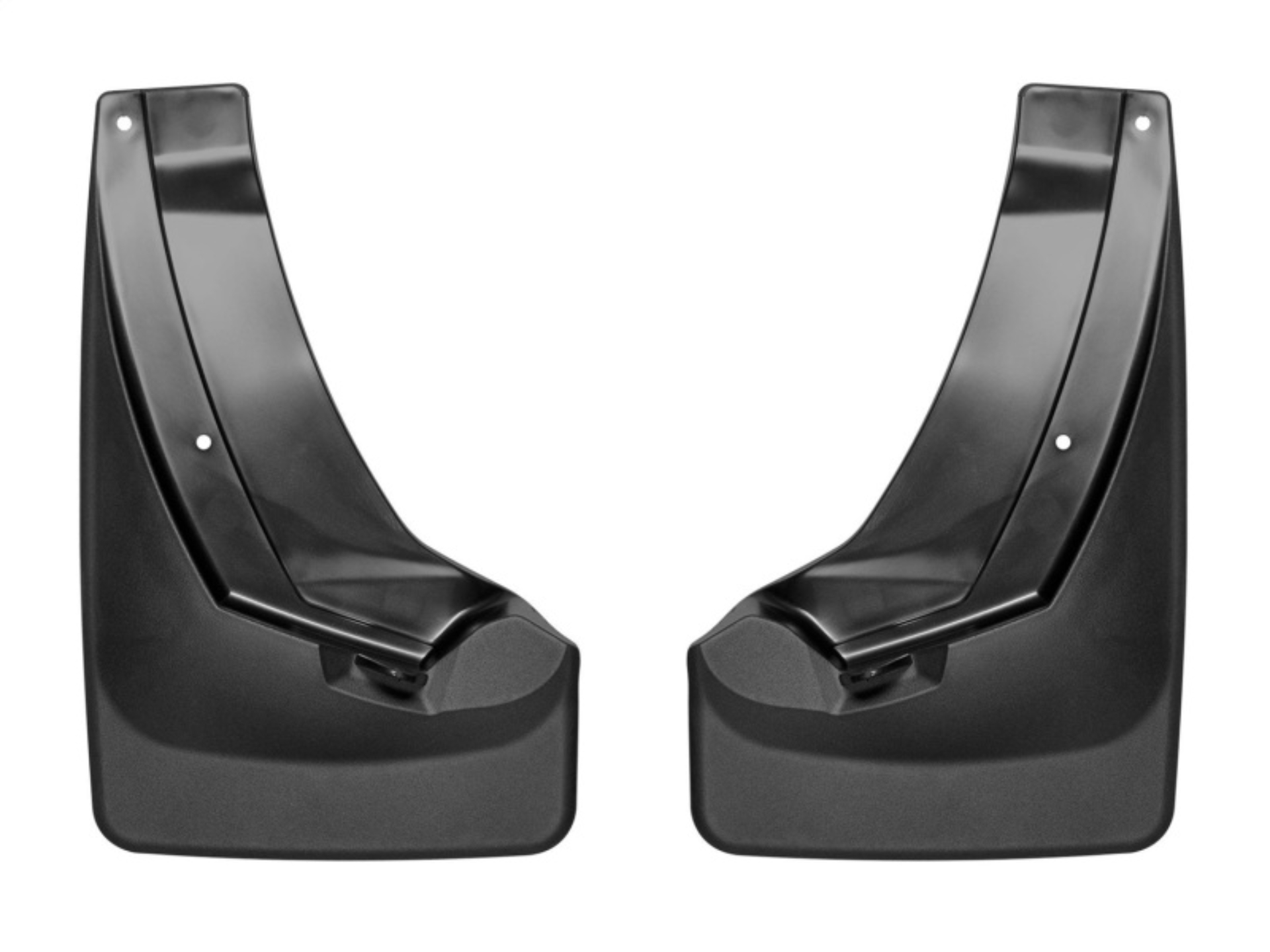Picture of WeatherTech 2019+ Honda Pilot Rear No Drill MudFlaps - Black