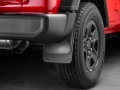 Picture of WeatherTech 2018+ Jeep Wrangler Sport/Sport S Rear No Drill MudFlaps - Black