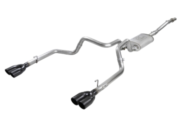 Picture of aFe Vulcan Series 3in-2-1/2in 304 SS Cat-Back 2019 GM Silverado / Sierra 1500 V8-5.3L w/ Black Tips