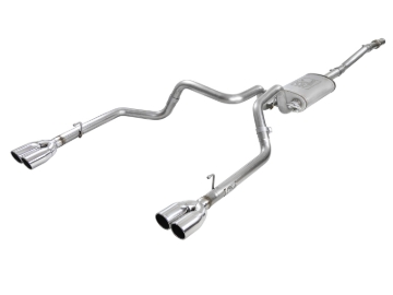Picture of aFe Vulcan Series 3in-2-1/2in 304 SS Cat-Back 2019 GM Silverado 1500 V8-5.3L w/ Polished Tips