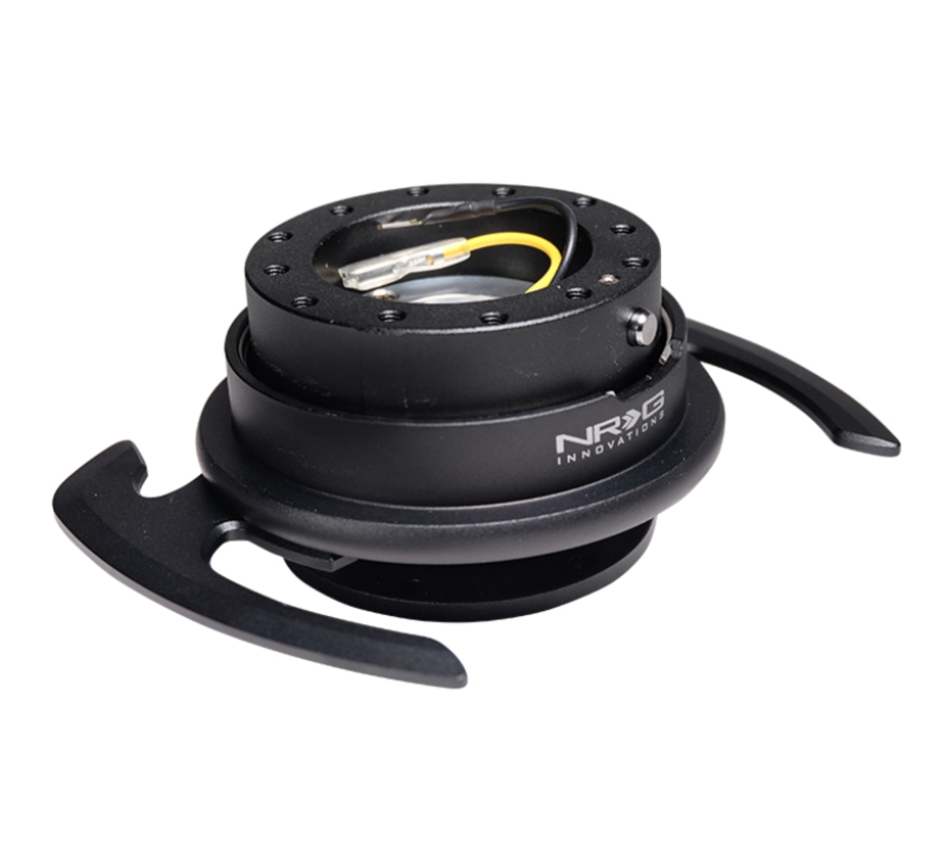 Picture of NRG Quick Release Kit Gen 4.0 - Black Body / Black Ring w/ Handles