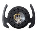 Picture of NRG Quick Release Kit Gen 4.0 - Black Body / Black Ring w/ Handles