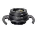 Picture of NRG Quick Release Kit Gen 4.0 - Black Body / Black Ring w/ Handles