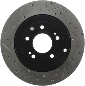 Picture of Sport Drilled & Slotted Brake Rotor; Rear Right