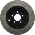 Picture of Sport Drilled & Slotted Brake Rotor; Rear Right