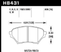 Picture of Hawk Performance HAWK HPS Brake Pad Sets - HB431F.606