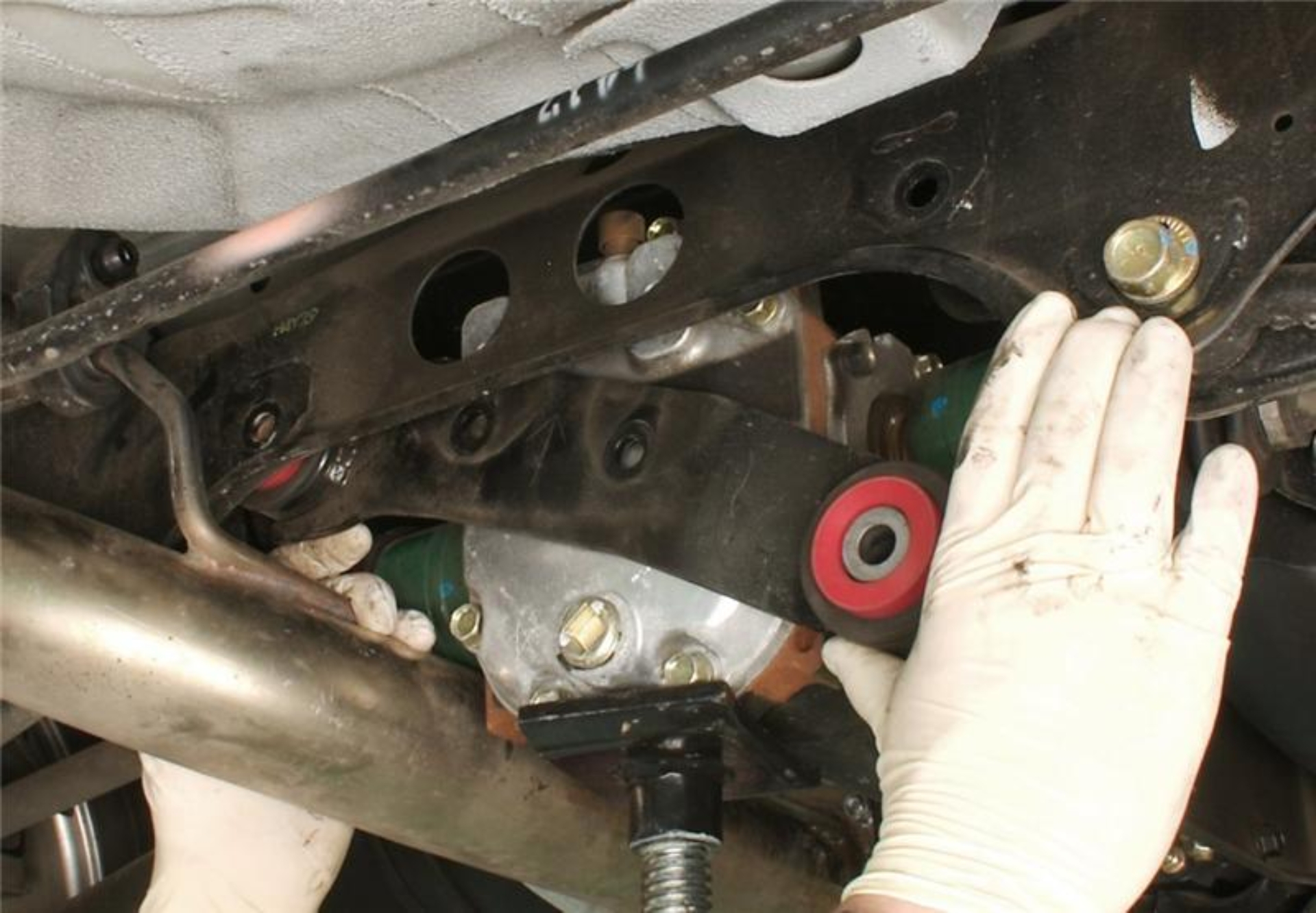 Picture of PERRIN 02-07 Subaru WRX/STi / 93-07 Impreza / 98-08 Forester Rear Differential/Subframe Lockdown Sys