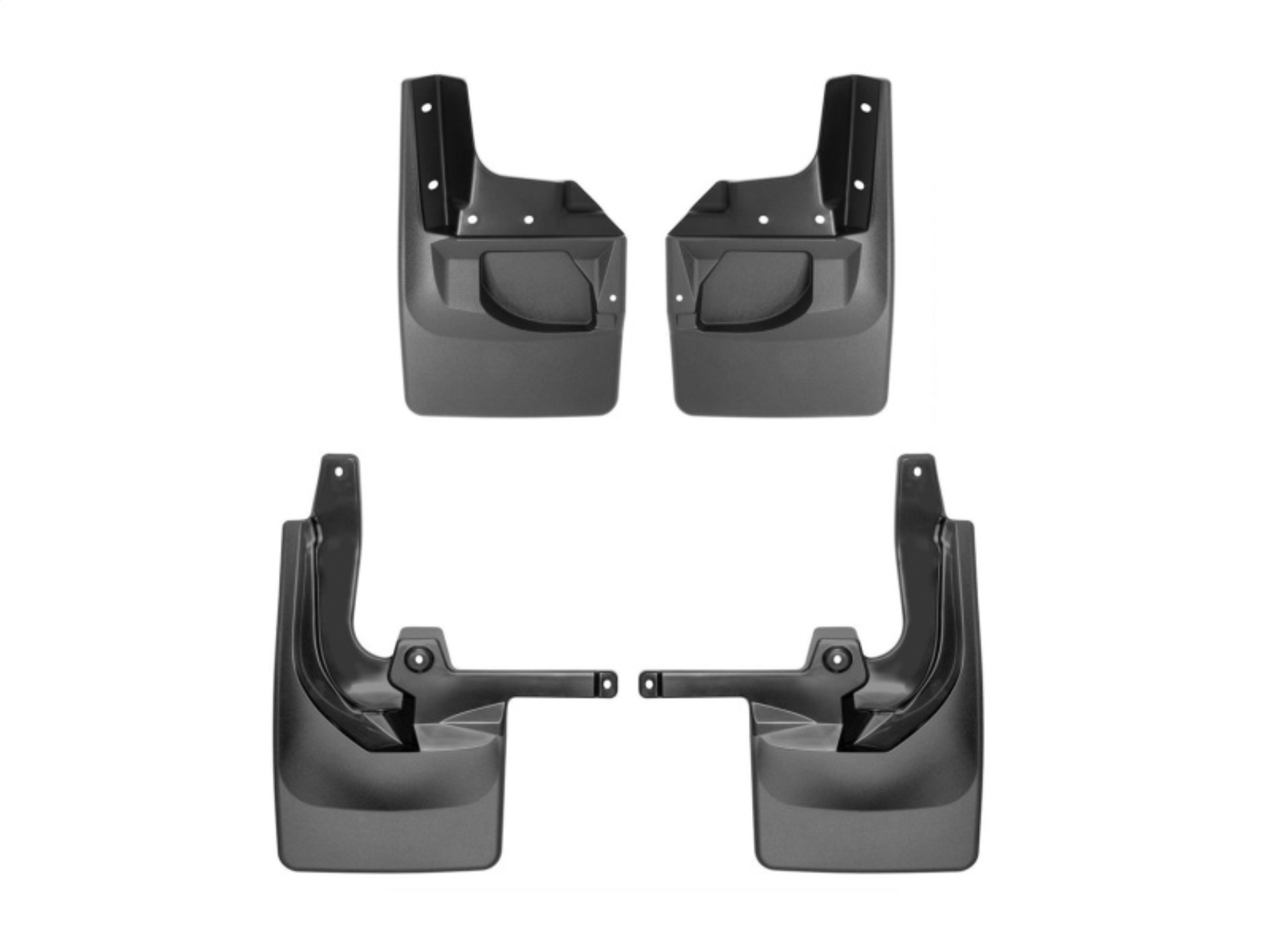 Picture of WeatherTech 2018 + Jeep Wrangler No Drill Mudflaps - Black