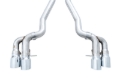Picture of AWE Tuning 18-19 BMW M5 (F90) 4.4T AWD Axle-Back Exhaust - Track Edition (Chrome Silver Tips)
