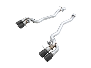 Picture of AWE Tuning 18-19 BMW M5 (F90) 4.4T AWD SwitchPath Axle-Back Exhaust - Diamond Black Tips