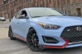 Picture of Rally Armor 19-22 Hyundai Veloster N Black UR Mud Flap w/ Red Logo