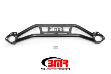 Picture of BMR 08-18 Dodge Challenger Front Strut Tower Brace - Black Hammertone (Twin Tube Design)