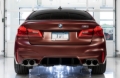 Picture of AWE Tuning 18-19 BMW M5 (F90) 4.4T AWD SwitchPath Cat-Back Exhaust - Chrome Silver Tips