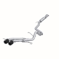 Picture of MBRP 13-18 Hyundai Veloster Turbo Dual Exit T409 2 1/2in Cat Back w/ Carbon Fiber Tips