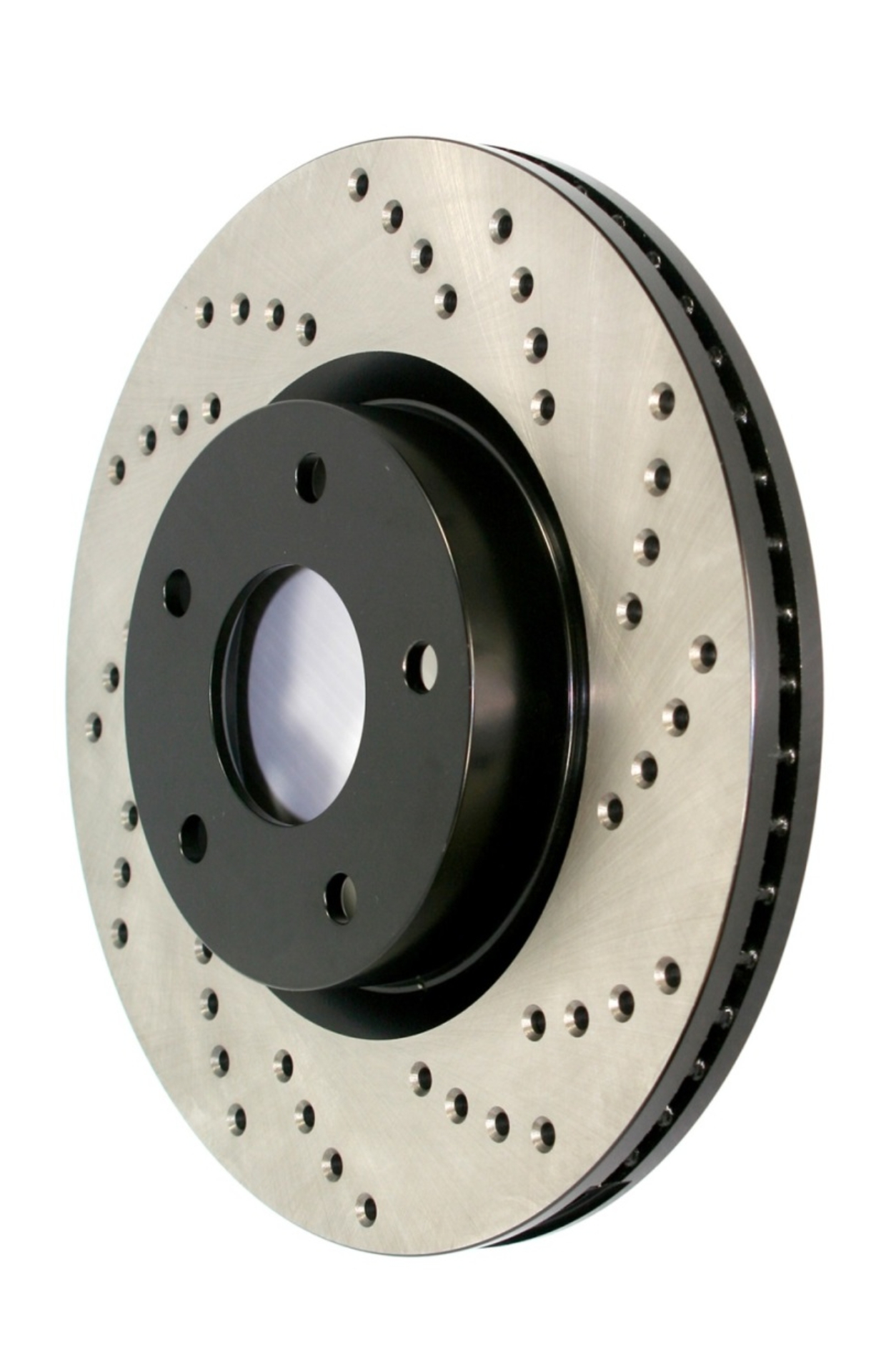 Picture of Sport Cross Drilled Brake Rotor; Rear Left