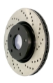 Picture of Sport Cross Drilled Brake Rotor; Rear Right