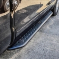 Picture of Westin 14-18 Chevrolet/GMC Silv/Seirra 1500 Double Cab Outlaw Nerf Step Bars - Textured Black