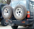 Picture of ARB W/Carrier Rear Step Towbar Rhs Blk 80 Series