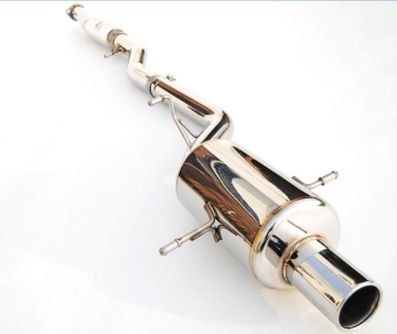 Picture of Invidia 02+ WRX/STi 76mm G200 Titanium Tip Cat-back Exhaust