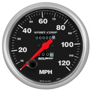 Picture of Autometer 5in 0-120 MPH Mechanical Sport-Comp Speedometer