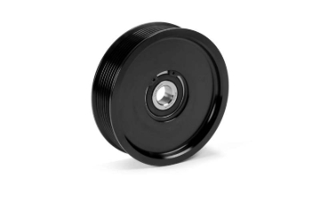Picture of Fleece Performance 03-18 Dodge 2500/3500 Cummins Upper Fan Pulley Idler (Black Contrast)