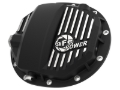 Picture of aFe Power Pro Series AAM 9.5/9.76 Rear Diff Cover Black w/Mach Fins 14-19 GM Silverado/Sierra 1500