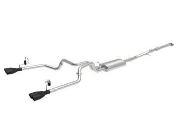 Picture of aFe Vulcan Series 3-2.5in 304SS Exhaust Cat-Back w/Blk Tips 2019 GM Silverado/Sierra 1500 L4-2.7L(t)