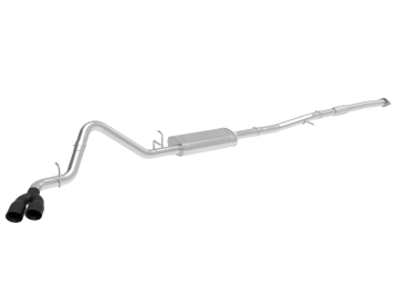 Picture of aFe Vulcan Series 3in 304SS Exhaust Cat-Back w/Blk Tip 2019 GM Silverado/Sierra 1500 L4-2.7L (t)