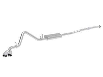 Picture of aFe Vulcan Series 3in 304SS Exhaust Cat-Back w/ Pol Tips 2019 GM Silverado / Sierra 1500 L4-2.7L (t)