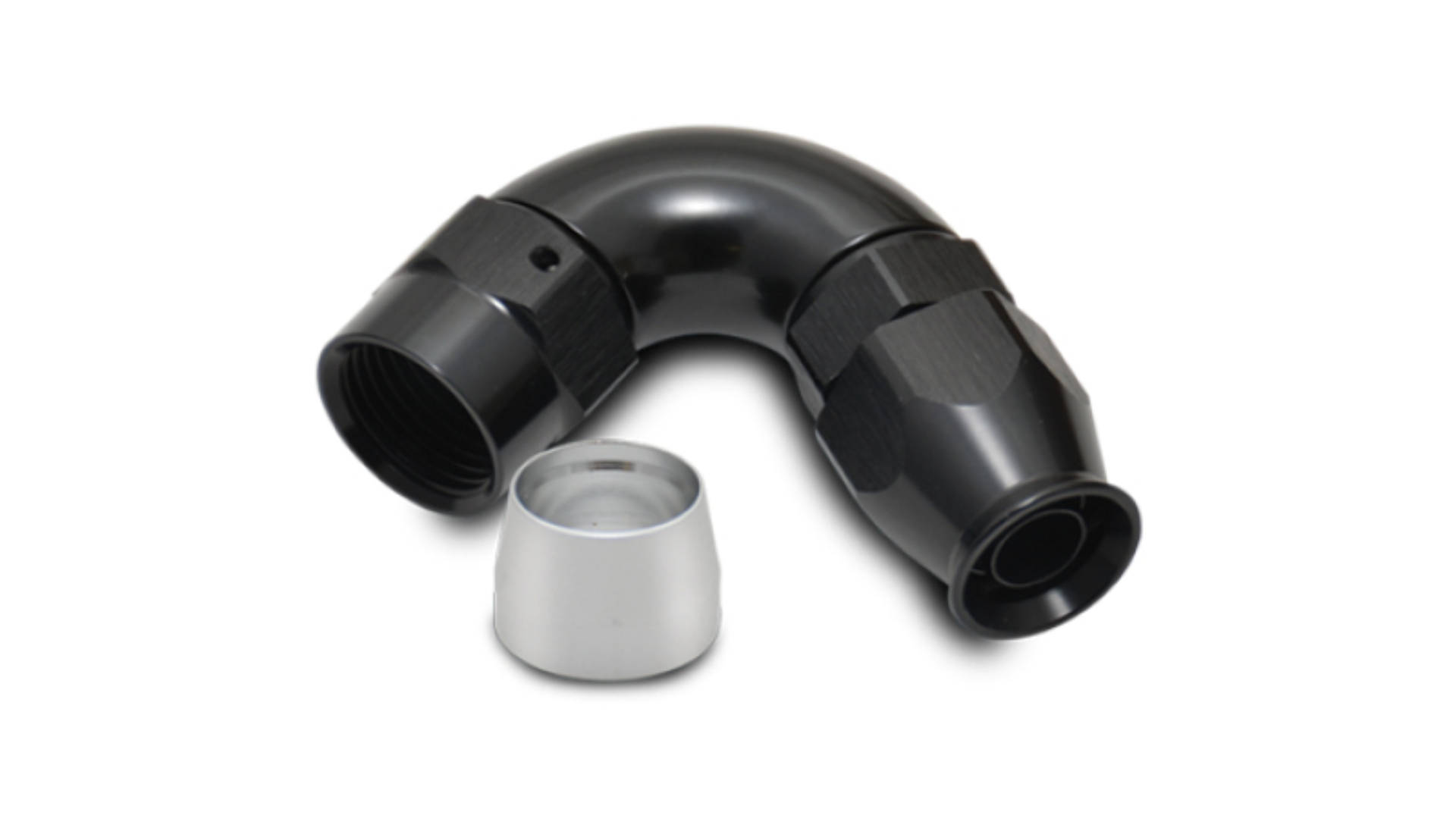 Picture of Vibrant -8AN 120 Degree Hose End Fitting for PTFE Lined Hose