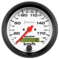 Picture of Autometer Phantom 3-3/8in 190 KM/H Speedometer Electric Program w/ LCD Odometer