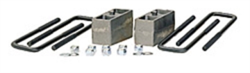 Picture of Fabtech 11-19 GM C/K3500HD 2WD/4WD 1in Rear Leaf Spring Block & U-Bolt Kit
