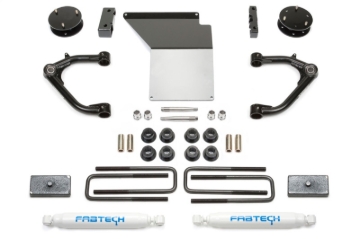 Picture of Fabtech 07-18 GM K1500 4in Uniball UCA System w/Rear Perf. Shocks