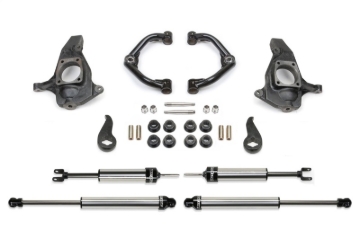 Picture of Fabtech 11-19 GM C/K2500HD/3500HD 4in Ultimate System w/Uniball UCA & DL Shocks