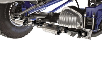 Picture of Fabtech 99-04 Ford F250/350 4WD Dual Steering Stabilizer System w/DL 2.25 Resi Shocks